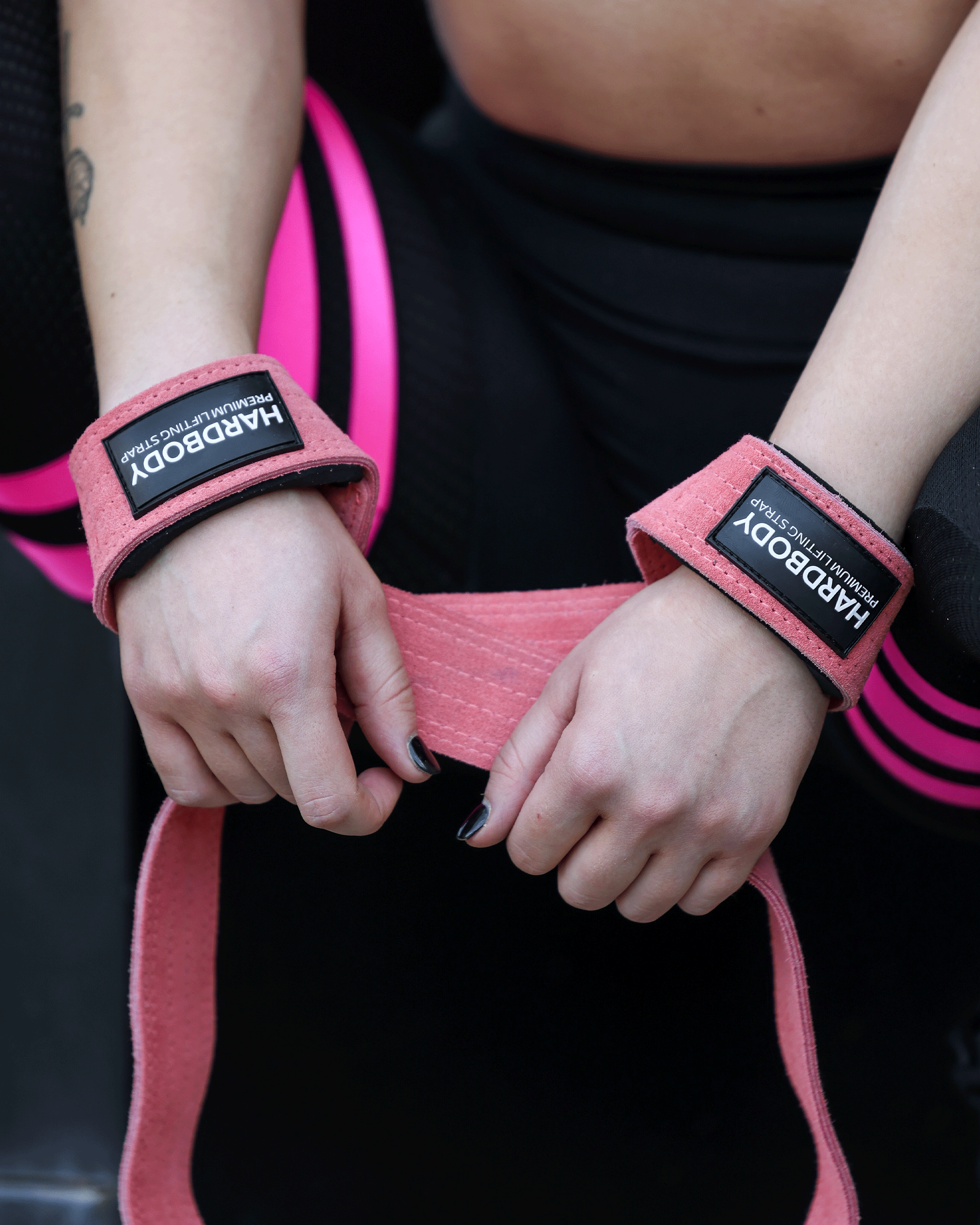 Premium Lifting Straps Dusty Pink