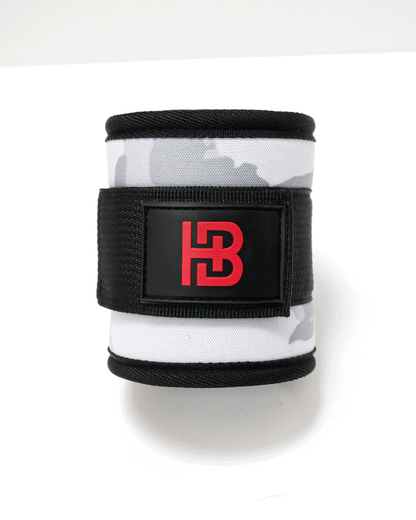 Neoprene Lifting Cuffs Winter White