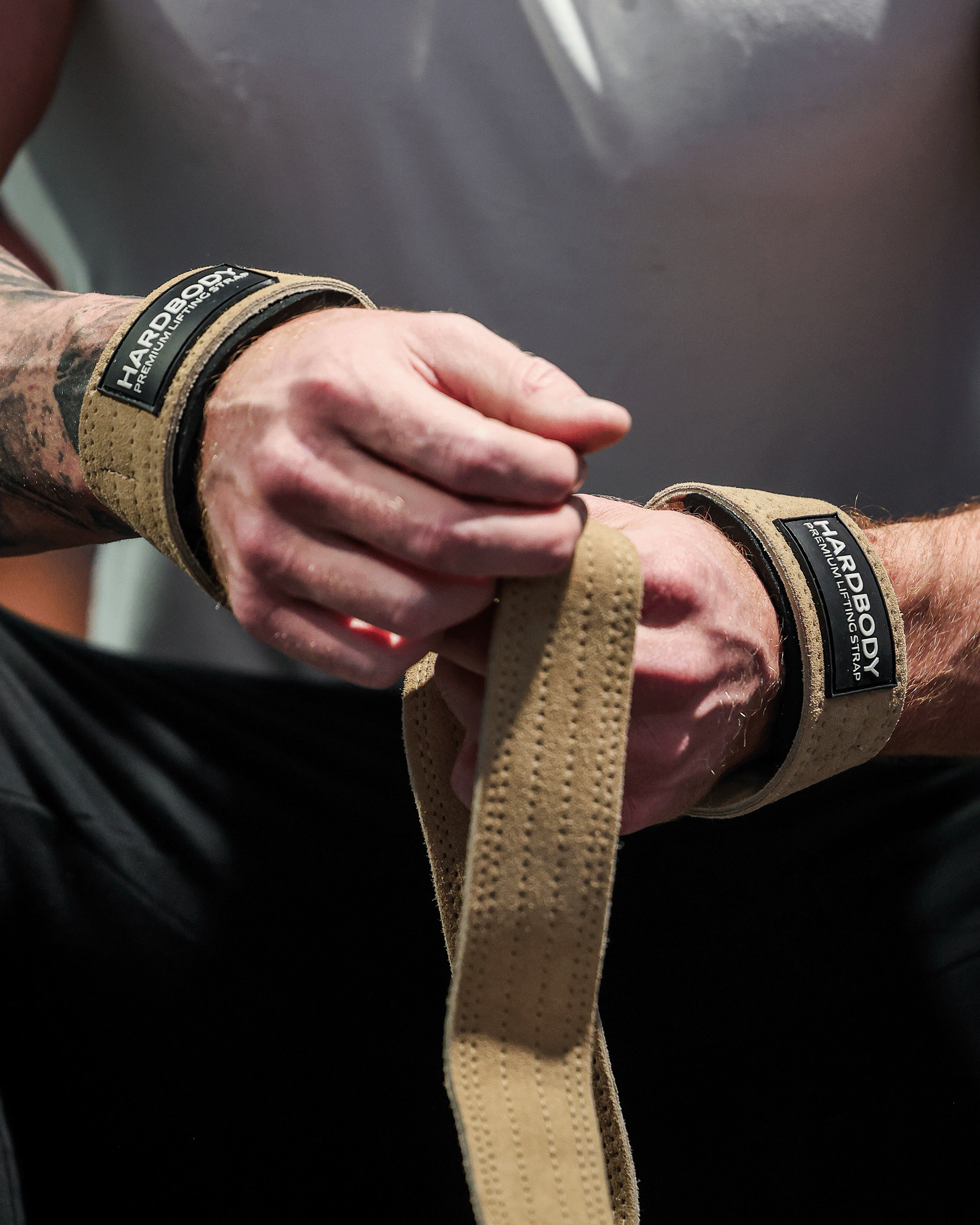 Premium Lifting Straps Sahara Tan