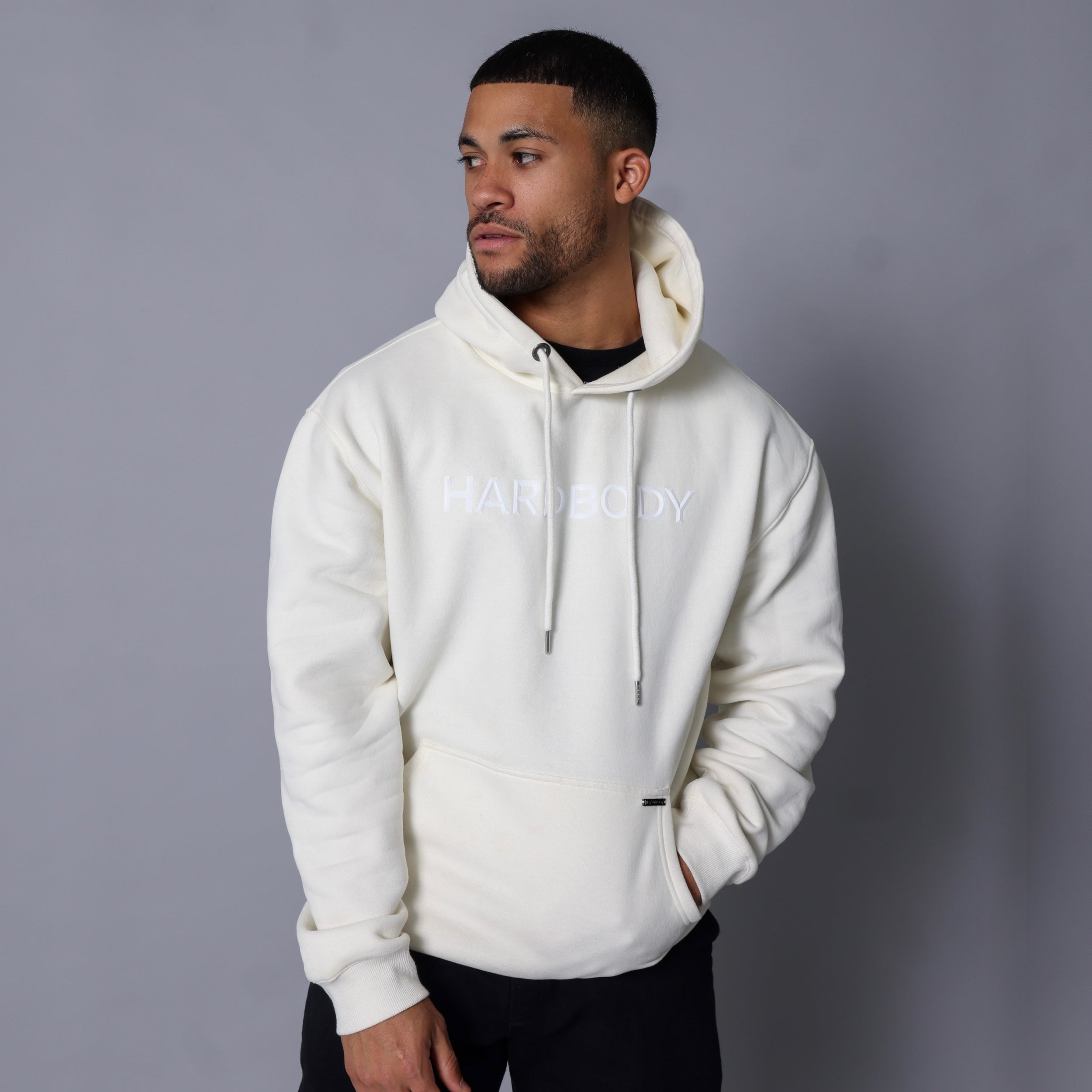 White hot sale cream hoodie